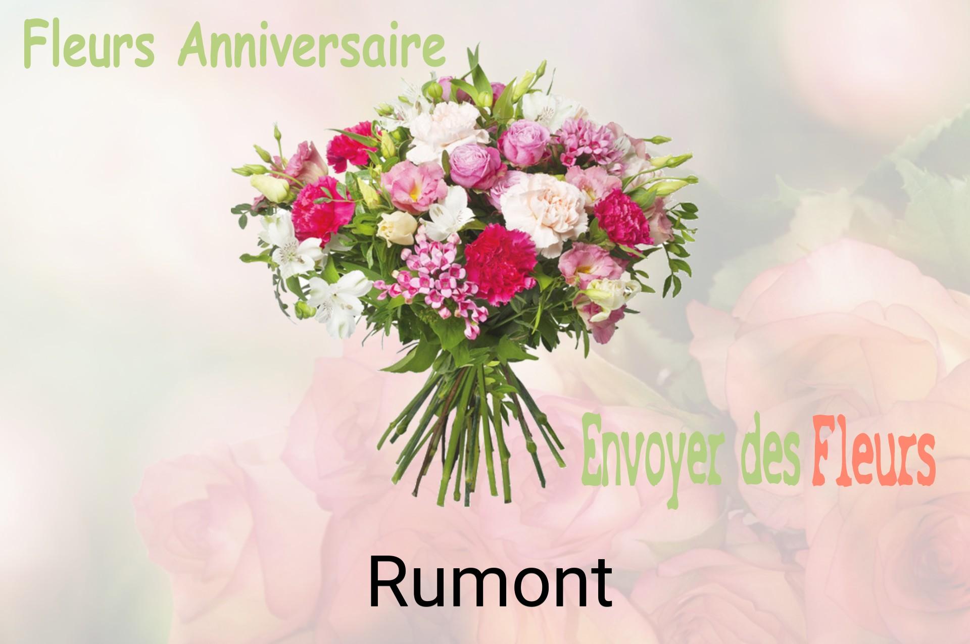 Bouquet de fleurs d’anniversaire livré à Rumont